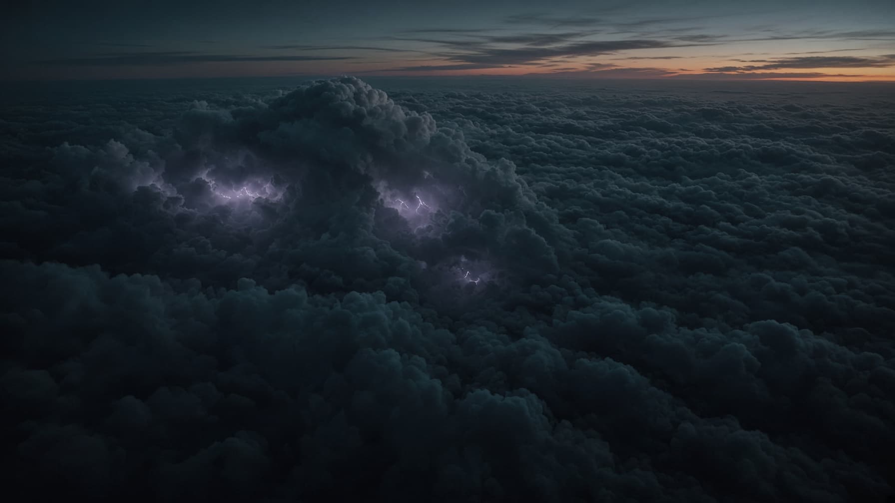 Storm clouds used to illustrate a historical hailstorm report; not a photograph of the event